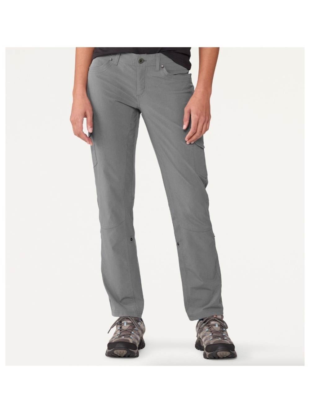 KUHL FreeFlex Roll-Up Pant Slate Gray Women’s Size 12 Regular